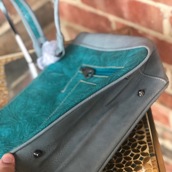 Montana West Embossed Collection Tote - Picture 4 of 6